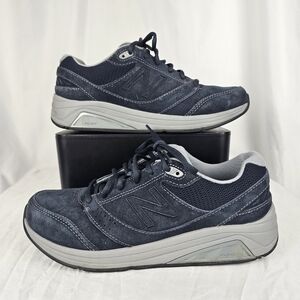 New Balance 928v3 Walking Shoes Womens Size 8.5 B Blue Suede Leather Sneakers